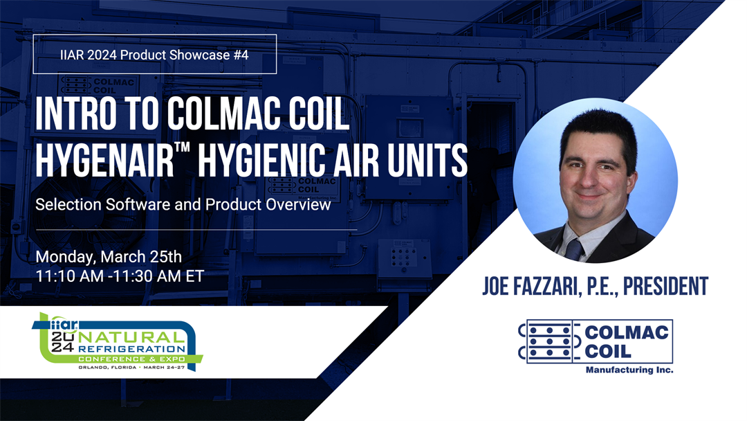 Intro to Colmac Coil HygenAir Hygienic Air Units